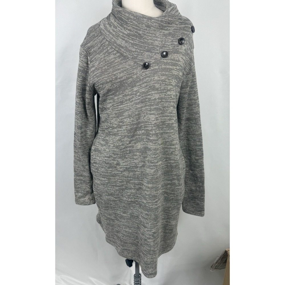 MTS Medium Tunic Sweater Dress Professional Cowl Neck Corporate‎ Cozy Business